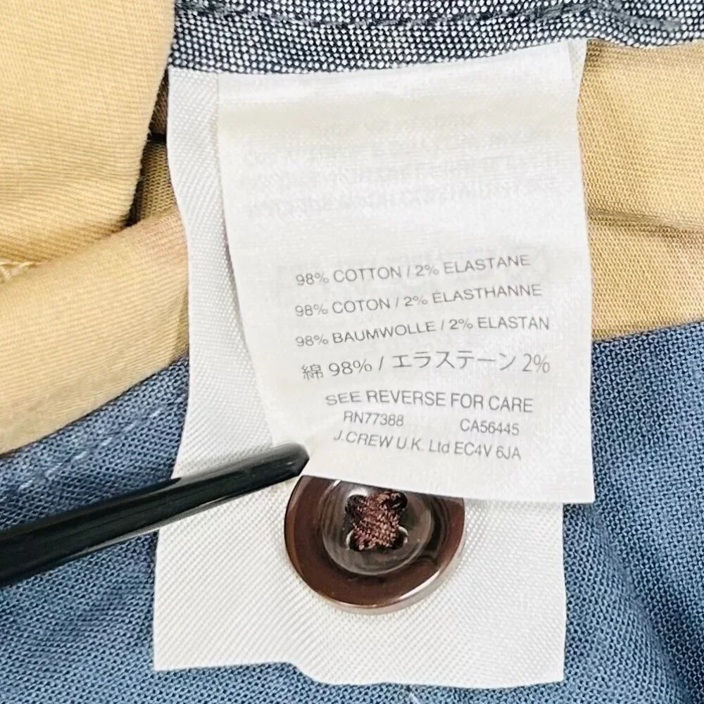 J.Crew Chino Lobster Shorts 30 Men Coastal Graphic Brunch Party